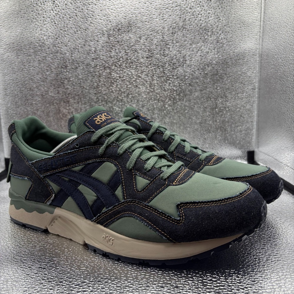 Size 12‎ Asics Gel Lyte V Midnight/Ivy Mens Lace Up Athletic Sneaker 1201A823